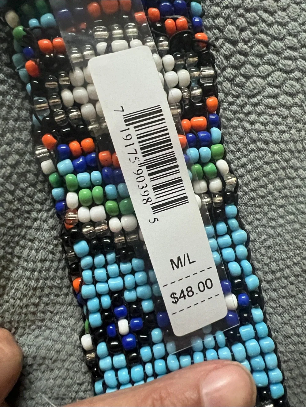 Beaded Multicolor Statement Bracelet